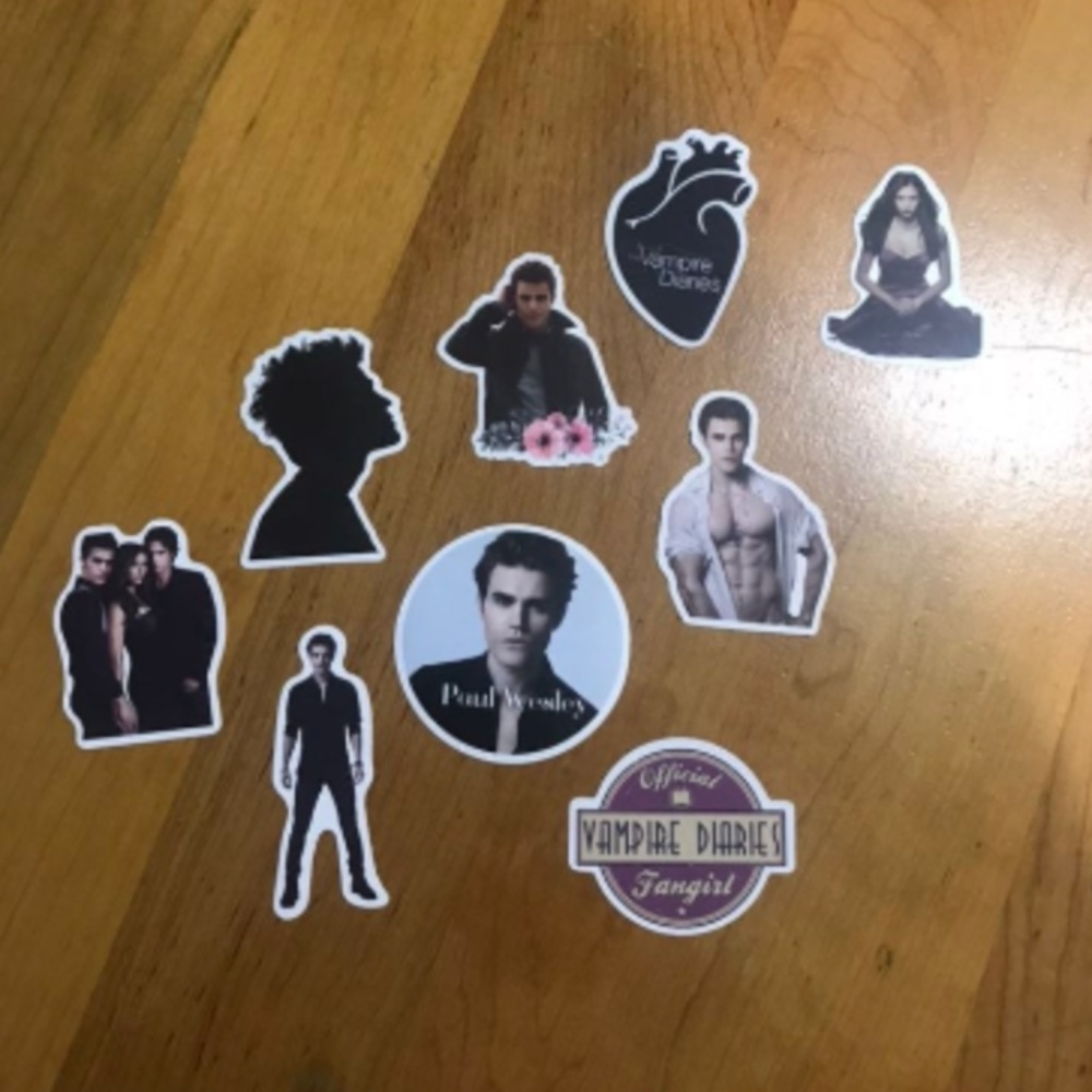 The Vampire Diaries Sticker Set Stefan